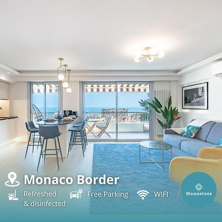 Baie De Monaco - Terrasse Vue Mer - Parking - Af Beausoleil Eksteriør billede