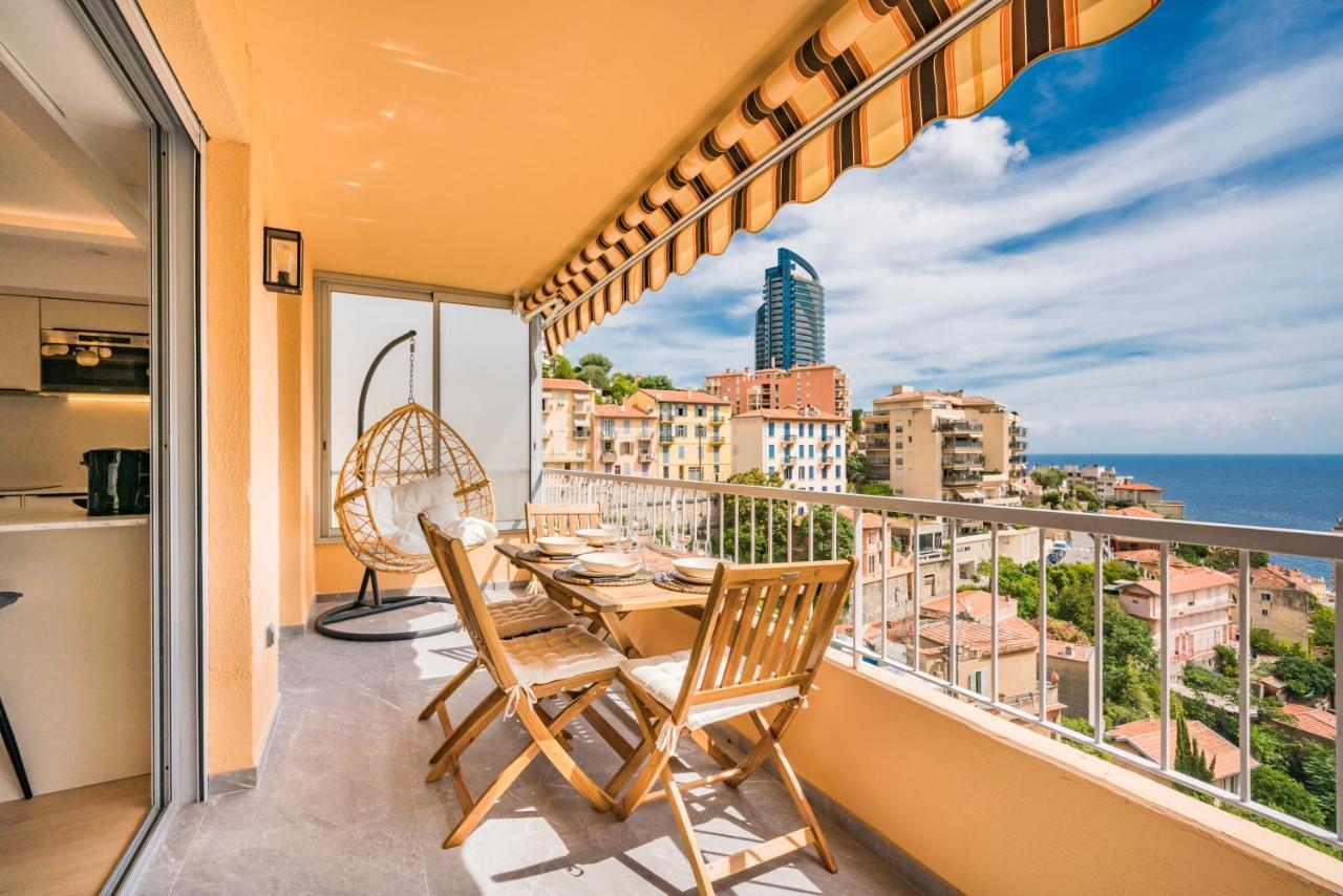 Baie De Monaco - Terrasse Vue Mer - Parking - Af Beausoleil Eksteriør billede