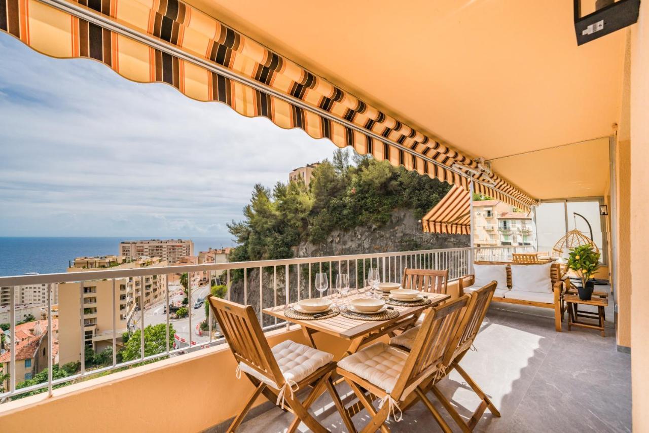 Baie De Monaco - Terrasse Vue Mer - Parking - Af Beausoleil Eksteriør billede